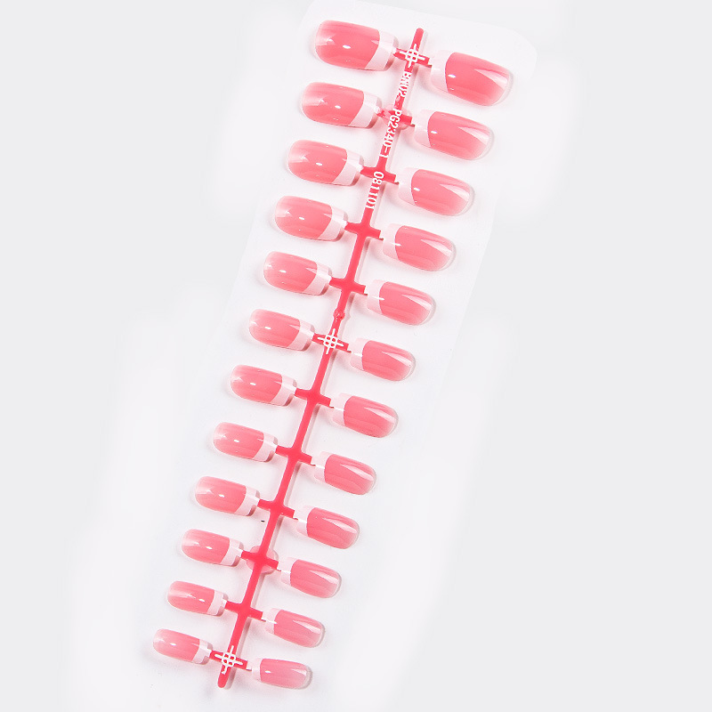 Concubina clavo falso clavo pieza multi-COLOR DE LA Media Luna Francés patrón de dibujos animados arte de uñas pieza desgaste