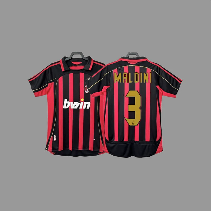 Ретро футбольные формы Boca Carlos Need Ronaldo Bajo Beckham Zidane Maldini AC Ronaldo майка