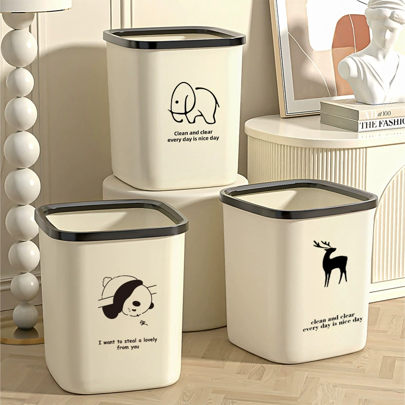 High quality capacious garbage can for home use for living room