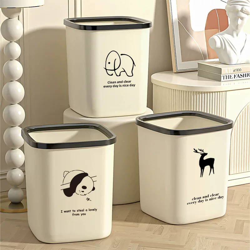 High quality capacious garbage can for home use for living room