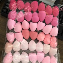 跨境美妆蛋套装超软不吃粉化妆品气垫粉扑干湿两用一次性海棉