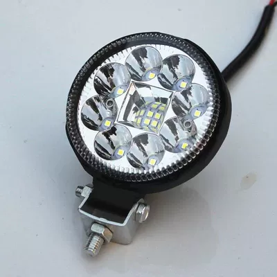 Car and truck LED spotlights 12V/24V high-brightness headlights, reverse lights, motorcycle, forklift, loader, electric vehicle headlights (Motorcycle headlights, headlights) - led-spotlight-3inch-round-12-80v-universal-1-pack