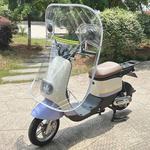 加大电动车前挡风板电瓶车挡雨板摩托车高清透明防风罩冬季天防寒