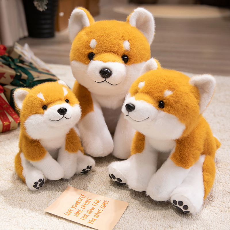 Nuevo Shiba Inu Huanhuan Muñeca de peluche Juguete Linda Muñeca Tribu Niños Muñeca de perro Muñeca de trapo Cumpleaños