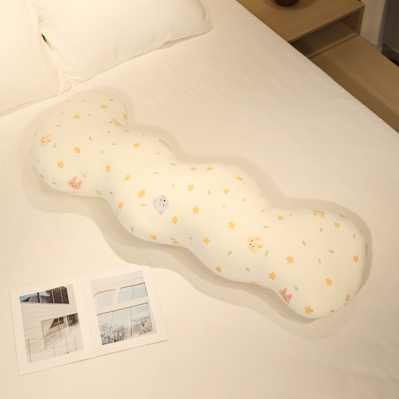 Cute sensación fría nube almohada seda ondulada juguetes de peluche largos muñecas para niñas muñecas de piernas para dormir muñecas de tamaño grande