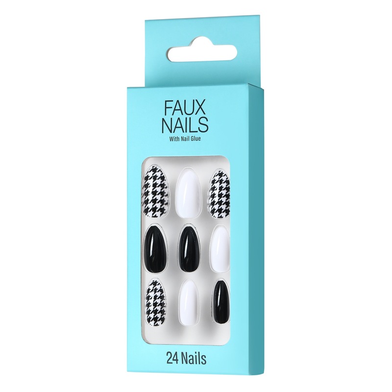 Striped Plaid Acrylic Printed Fake Nails Export to the Middle East Classic French Abs Printed Nail Factory Striped Plaid Acrylic Printed Fake Nails Export to the Middle East Classic French Abs Printed Nail Factory