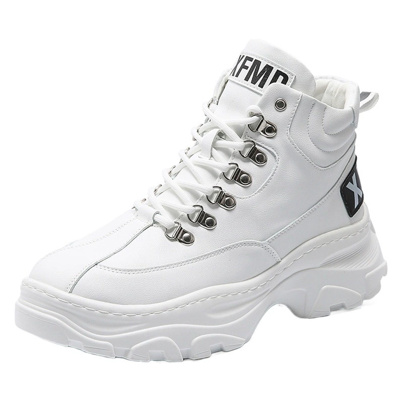 Мужская обувь Мужская мода мужская обувь цветная повседневная мужская обувь на толстой подошве модная модная металлическая пряжка увеличивает мужскую обувь