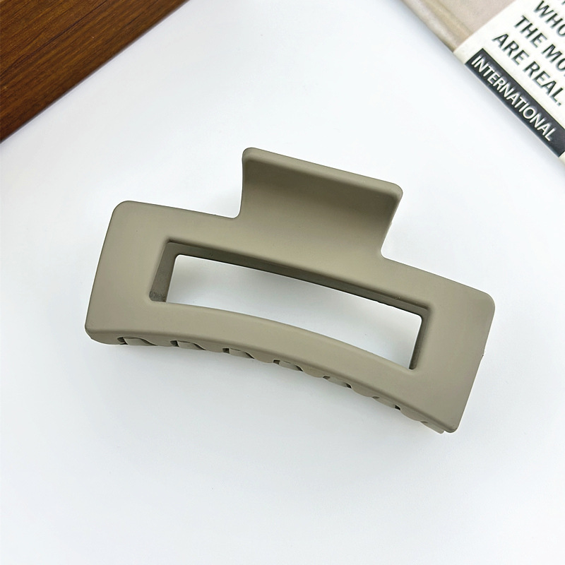 Pinza de tiburón estilo Corea INS, clip esmerilado de color sólido, accesorios de pelo para mujer