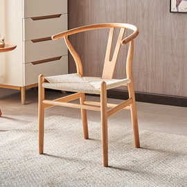 y椅汉斯椅子实木经典简约书桌椅单椅设计师中古新中式靠背凳子