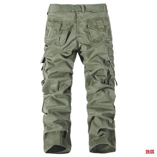 Men's Work Pants, Large Size, Amazon Brand, Multiple Pockets, Camouflage, Outdoor Sports Pants