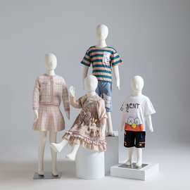 童装店软体儿童模特道具全身假人模特架子儿小孩服装店橱窗展示架