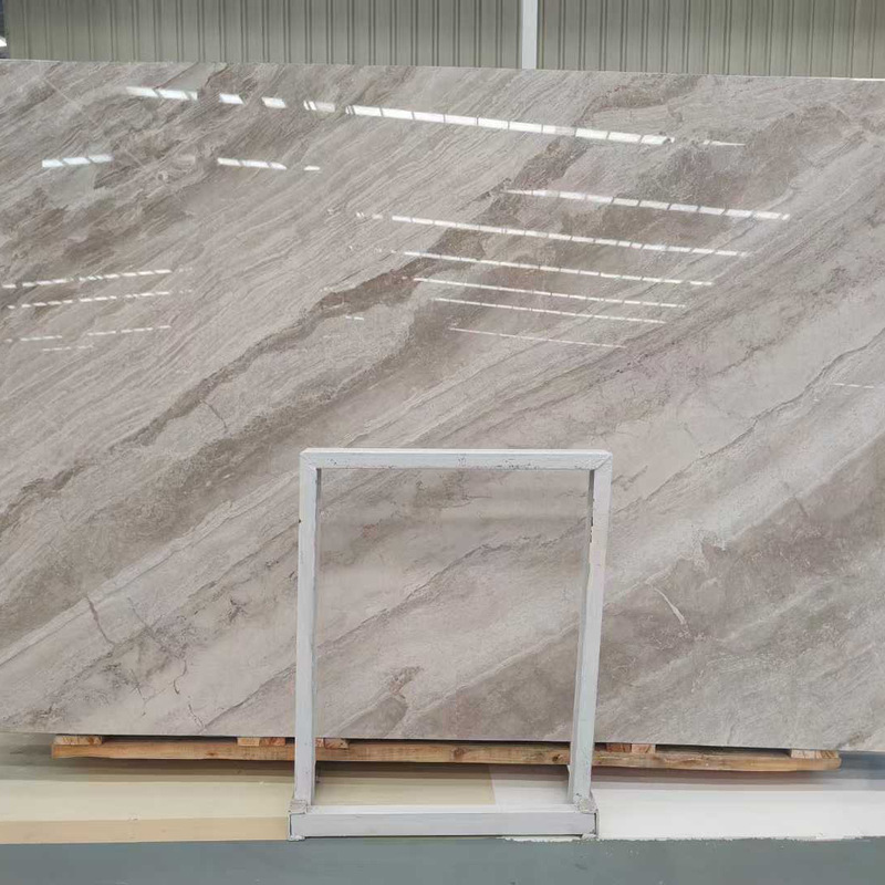 Luna Gray Marble Slab Bathroom Floor Stone Background Wall Washbasin Window Sill Stone Countertop
