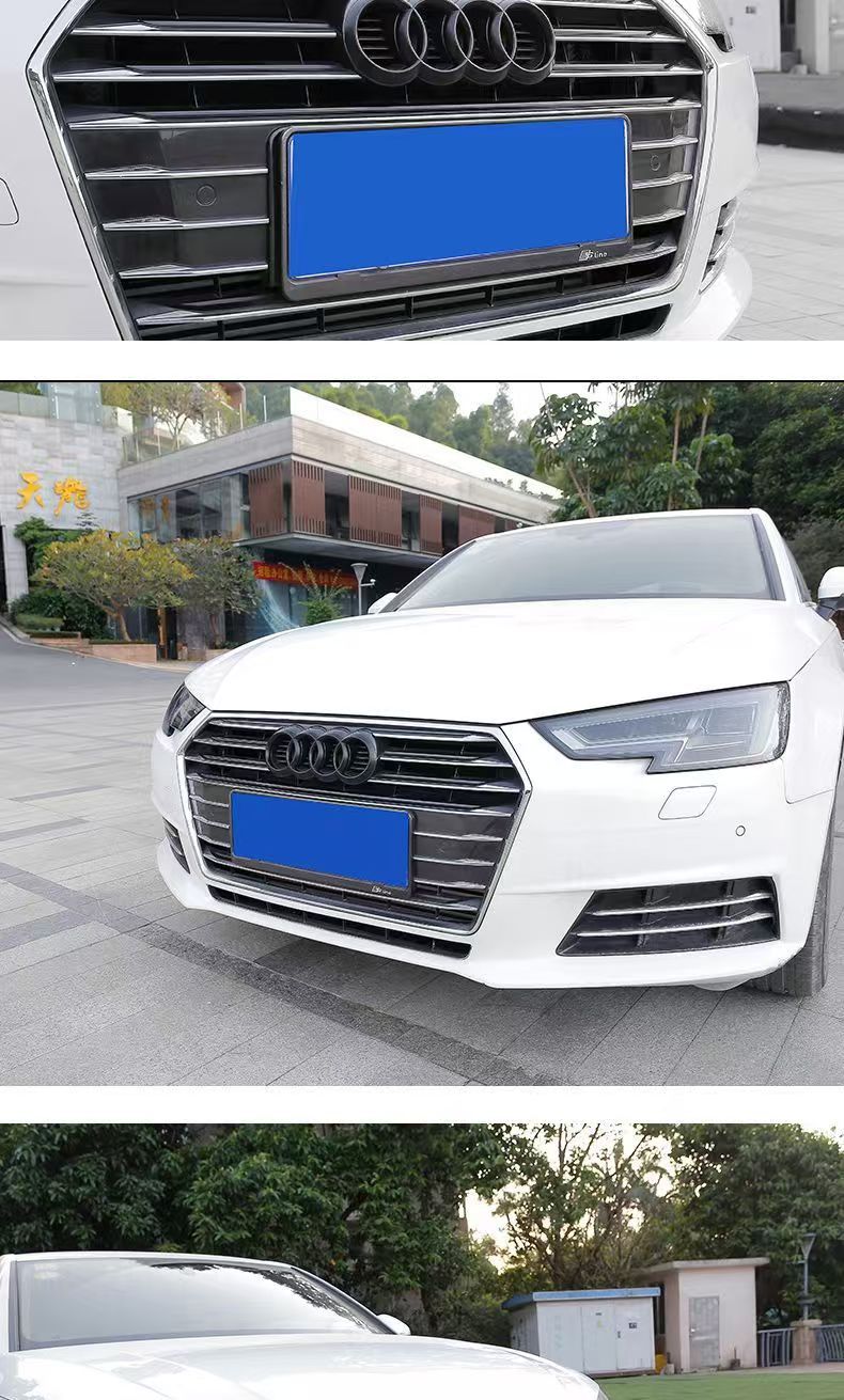 Applicable to Audi four-ring standard Q3Q5 net standard A5A6A4L modification RS3 front standard rear tail standard Audi front and rear car logo