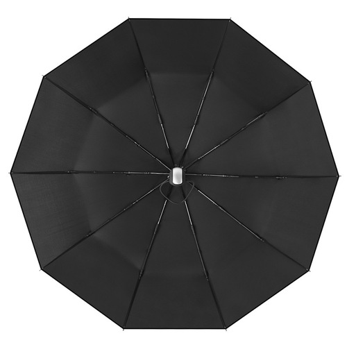 Fully automatic folding umbrella business men's large double umbrella rain or shine umbrella ten-bone three-fold umbrella printed advertising