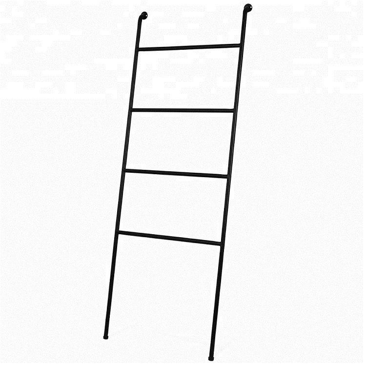 加工金属展示架 落地式创意梯型毛巾架 浴巾晾干架