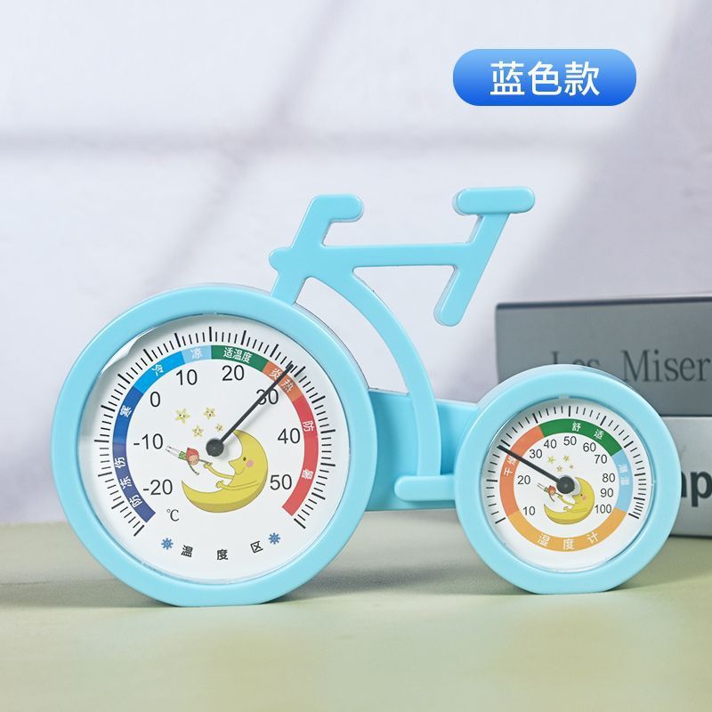 室内温度计卡通家用摆台温度表儿童婴儿房创意可爱高精度温湿度计