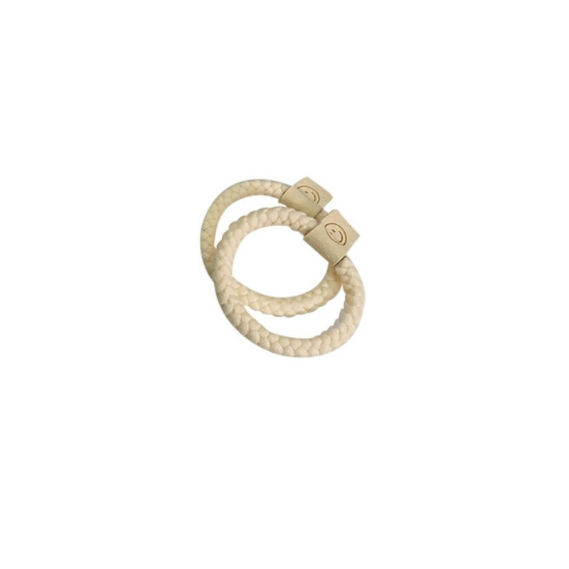 Alta elasticidad y durabilidad como correa de goma para mujeres, color curry simple, cuerda de cabello de cola de caballo alta, anillo de cabello sin heridas de alta calidad