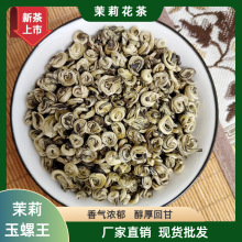 新茶茉莉花茶茉莉玉螺王浓香耐泡广西横县厂家散装玉螺花茶叶批发
