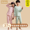 Autumn and winter keep warm Underwear children Autumn coat Long johns Boy girl Thin section Plush keep warm No trace fever suit