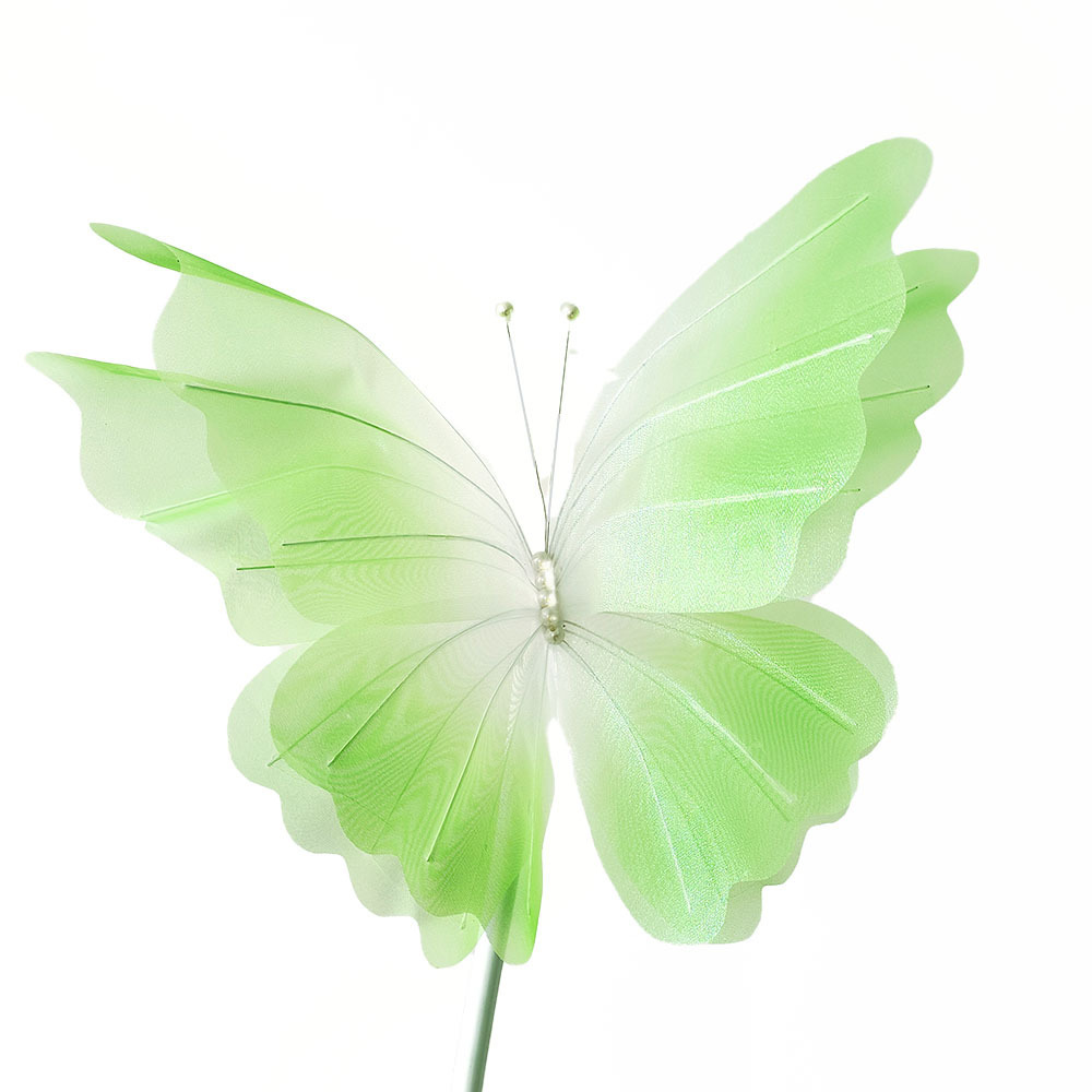 Simulación transfronteriza espuma gradiente mariposa colorido DIY estética props decoración boda diseño de escena al aire libre