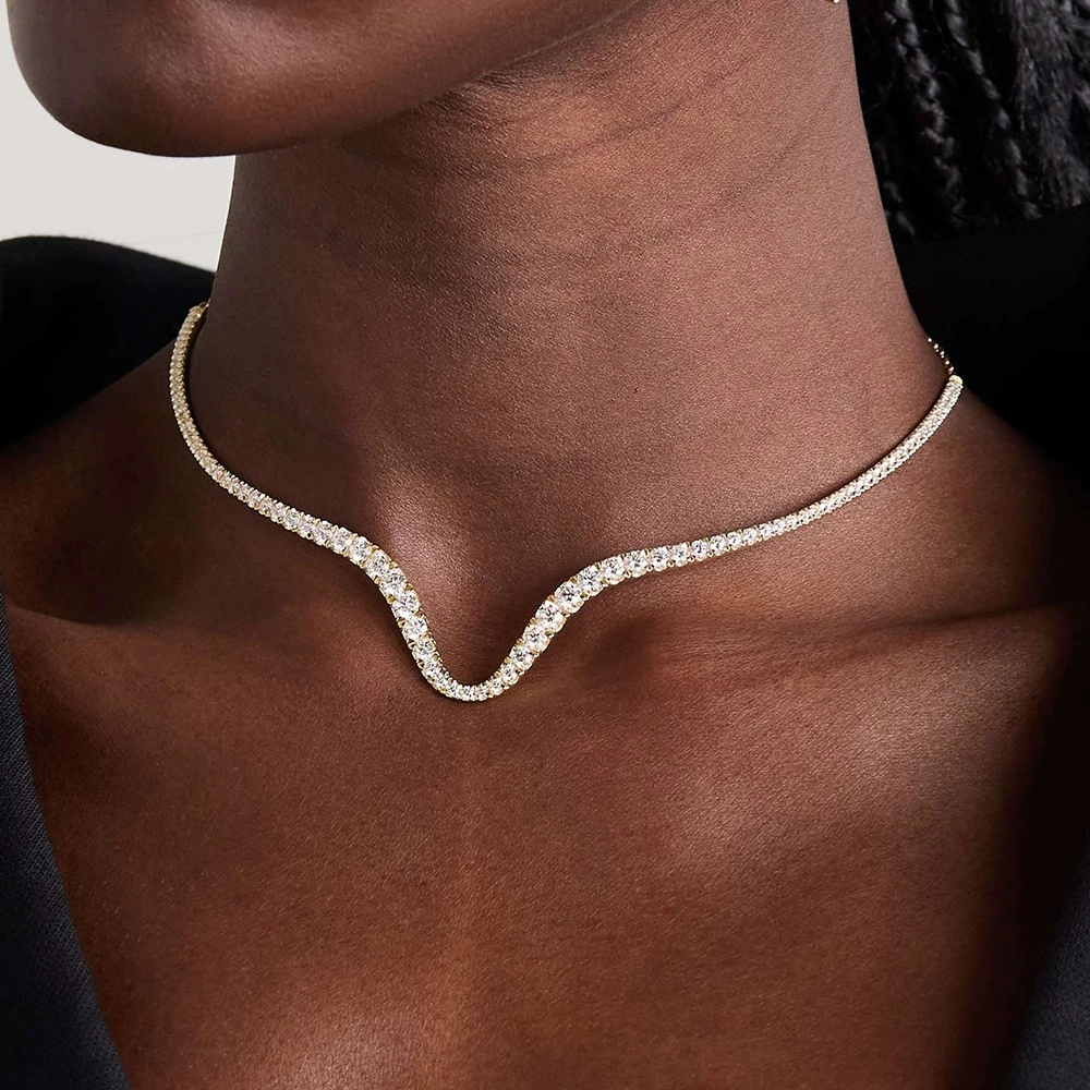 AliExpress новый U-образное ожерелье женское нишевое чувство дизайна