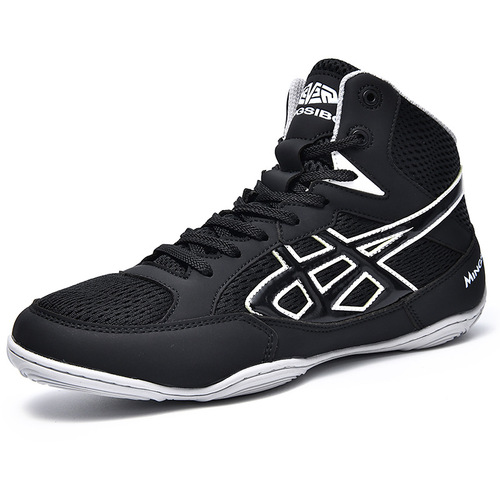 Professional boxing shoes competition training men's wrestling shoes, martial arts fighting, sanda, weightlifting, deep squat shoes for women, gym