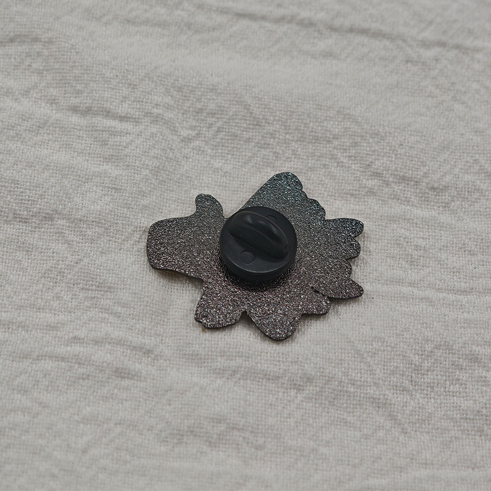 Q-version Vivi Black Magician enamel brooch, Final Fantasy 9 inspired character badge, RPG game accessory