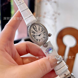 代发外贸新款鸽子蛋那不勒斯皇后石英手表时尚潮流椭圆形女表