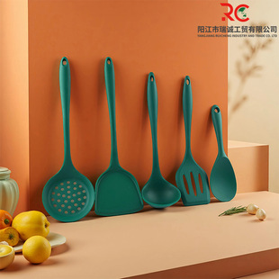Non-Stick Silicone Spatula, Household Food-Grade High-Temperature Resistant Silicone Spatula, Silicone Spoon, Kitchen Utensils Spatula Set