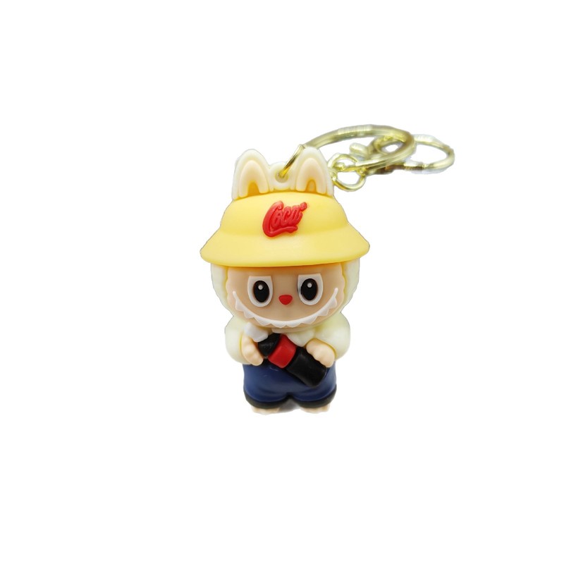 クロスボーダー LABUBU キーホルダーブラインドボックスおもちゃトレンディな PVC LABUBU キーホルダーパーソナライズされたバッグペンダント卸売|undefined