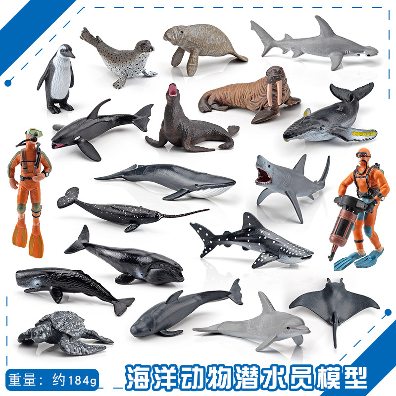 BL-10006 marino animal buzo 20 modelos 184g