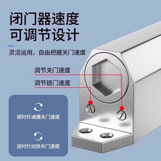 Hydraulic buffer door closer sliding door automatic door closer commercial fire door mute door closer manufacturers wholesale