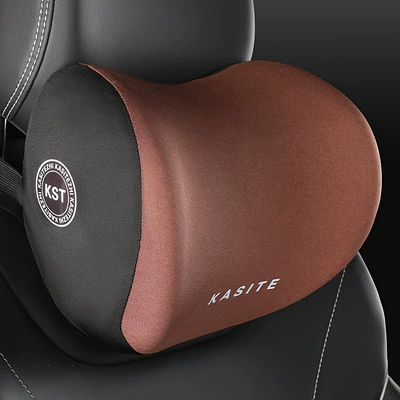 Driving Seat Backrest Artifact Car | Headrest - 1-headrest-brown