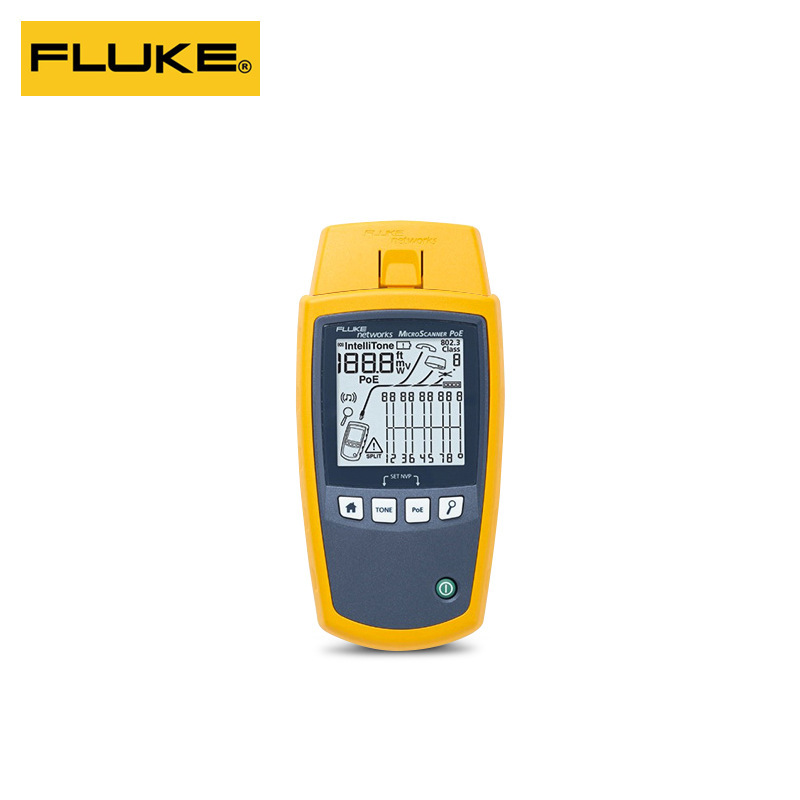 Fluke福禄克MicroScannerPOE电缆网线测试仪网络验证寻线器MS-POE