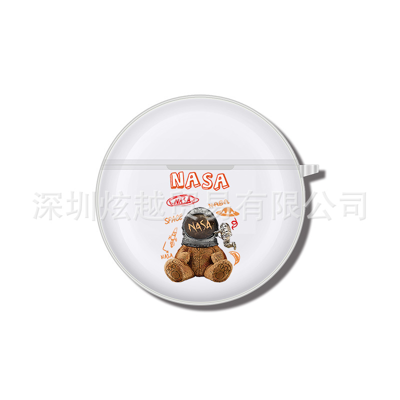 Adecuado para Lenovo HT38 funda protectora auricular Bluetooth caso PRO6 transparente suave caso airposs6 patrón de impresión en color