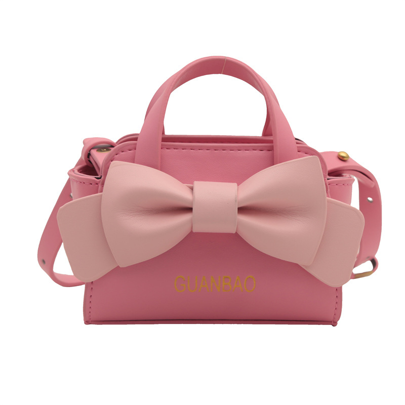 Nuevo tipo de bolso de hombro para niños y niñas, estilo coreano de moda, bolso de arco para niños 2024, bolso mini de estilo extranjero