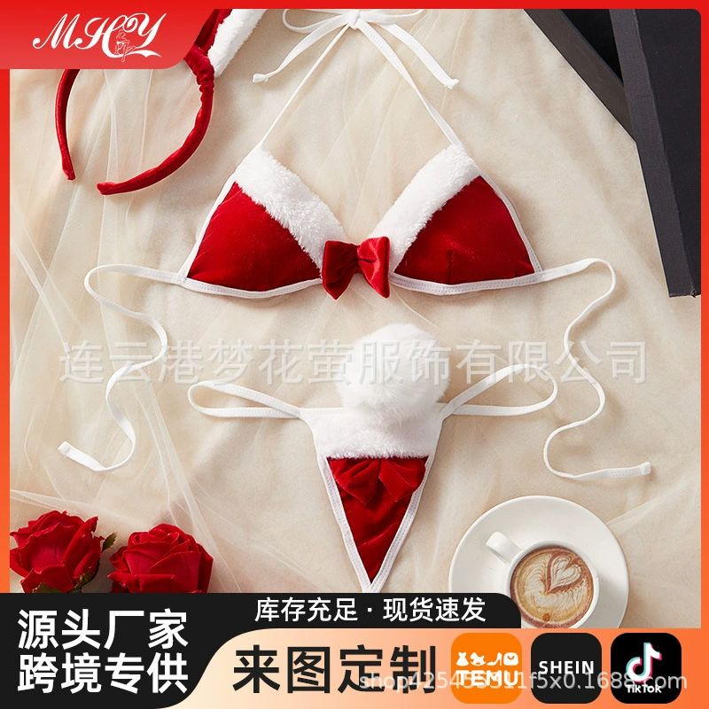 Европейские и американские трансграничные секс-белье плюшевые трехточечные ролевые наборы