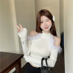 ��ʽܛŴ��ɫ�U��¶��ᘿ������Ů�ﶬ����ëëƴ�������L������
