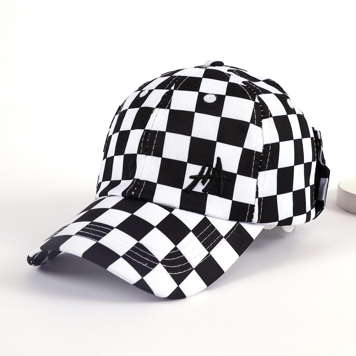 Primavera y verano sombrero de sol personalidad de la calle gafas de sol gorra masculina gafas piloto tablero a cuadros gorra de béisbol femenina