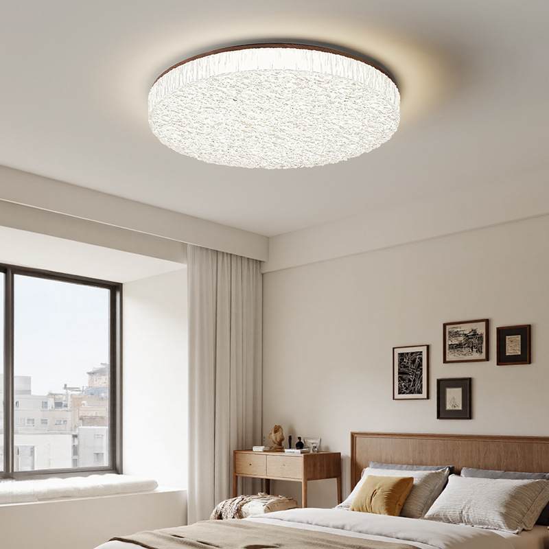 Lámpara de sala de estar de espectro completo italiana lujosa luz de techo antiguo de alto nivel de grietas de hielo para proteger los ojos de la lámpara 461L