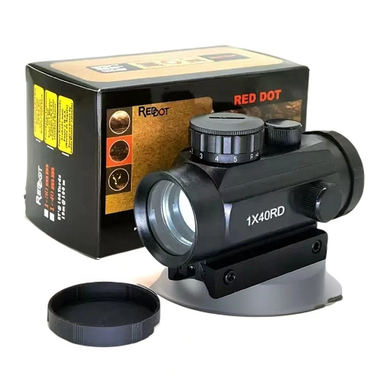 Cruz Roja y Verde de Metal RD1X40 Objetivo Telescopio Objetivo Accesorios de Slingshot Objetivo