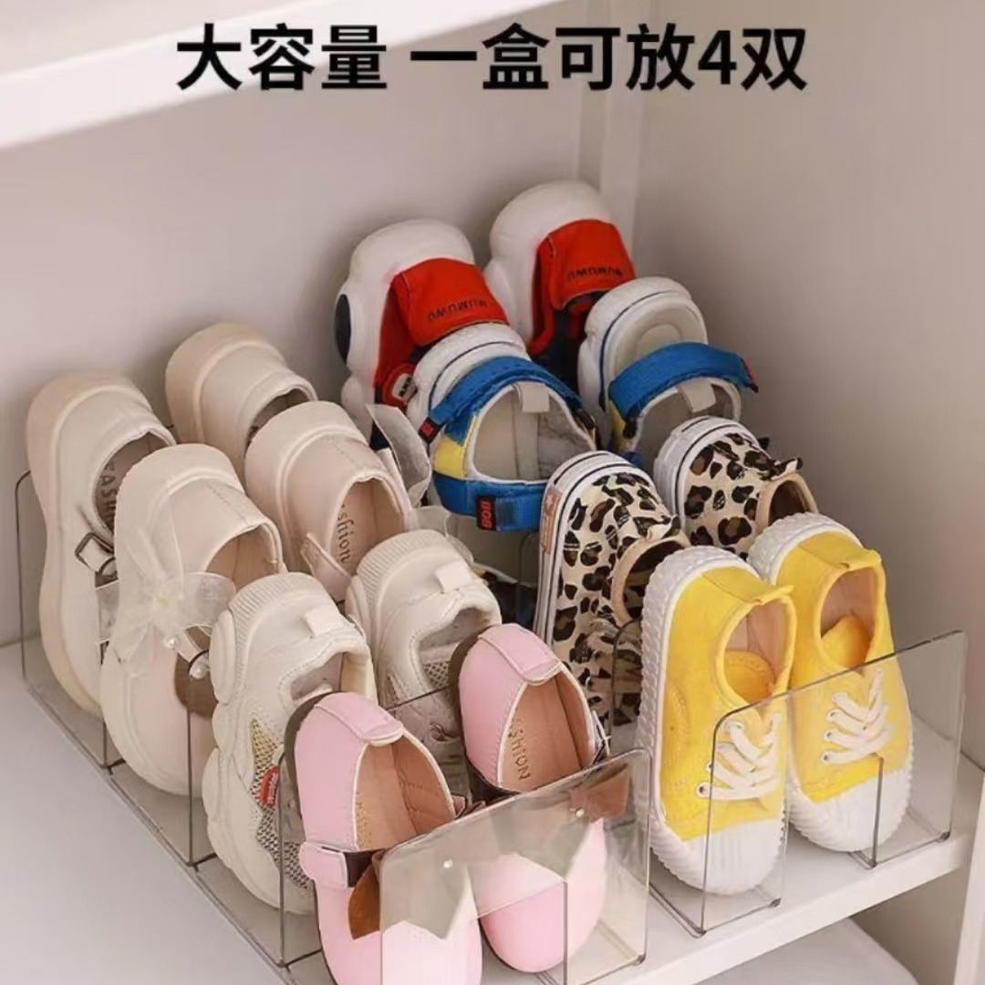 Exhibidor de zapatos acrílico transparente multicapa para tienda soporte comercial para zapatos y bolsos