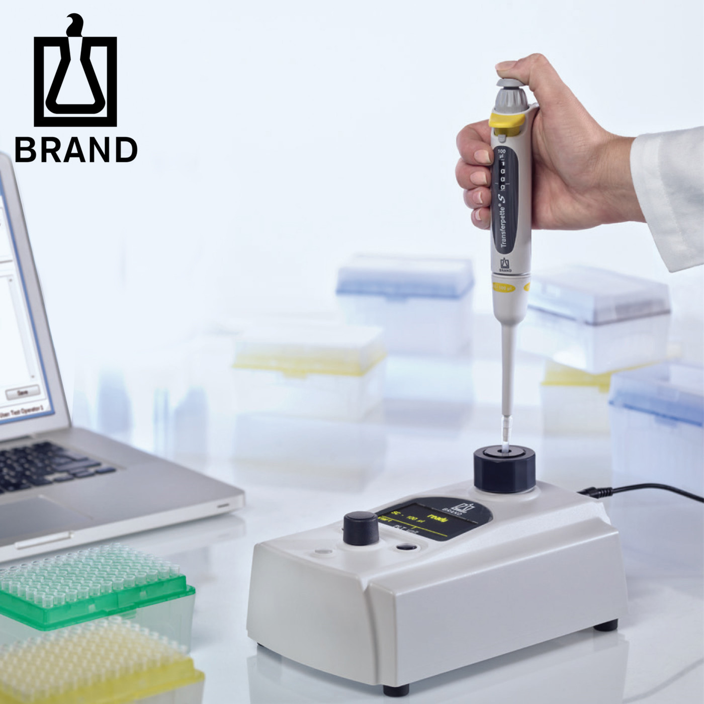 BRAND/普兰德货号703970移液器泄漏检测仪含AC电源适配器