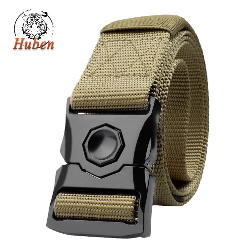 Cross-border hot selling Cobra tactical belt Men's imitation nylon casual belt Alloy buckle outdoor belt