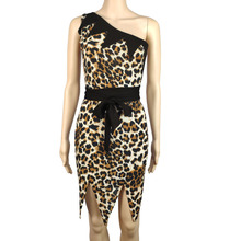 野人服装土著成人原始人服饰印第安豹纹 女服饰cos派对演出衣服