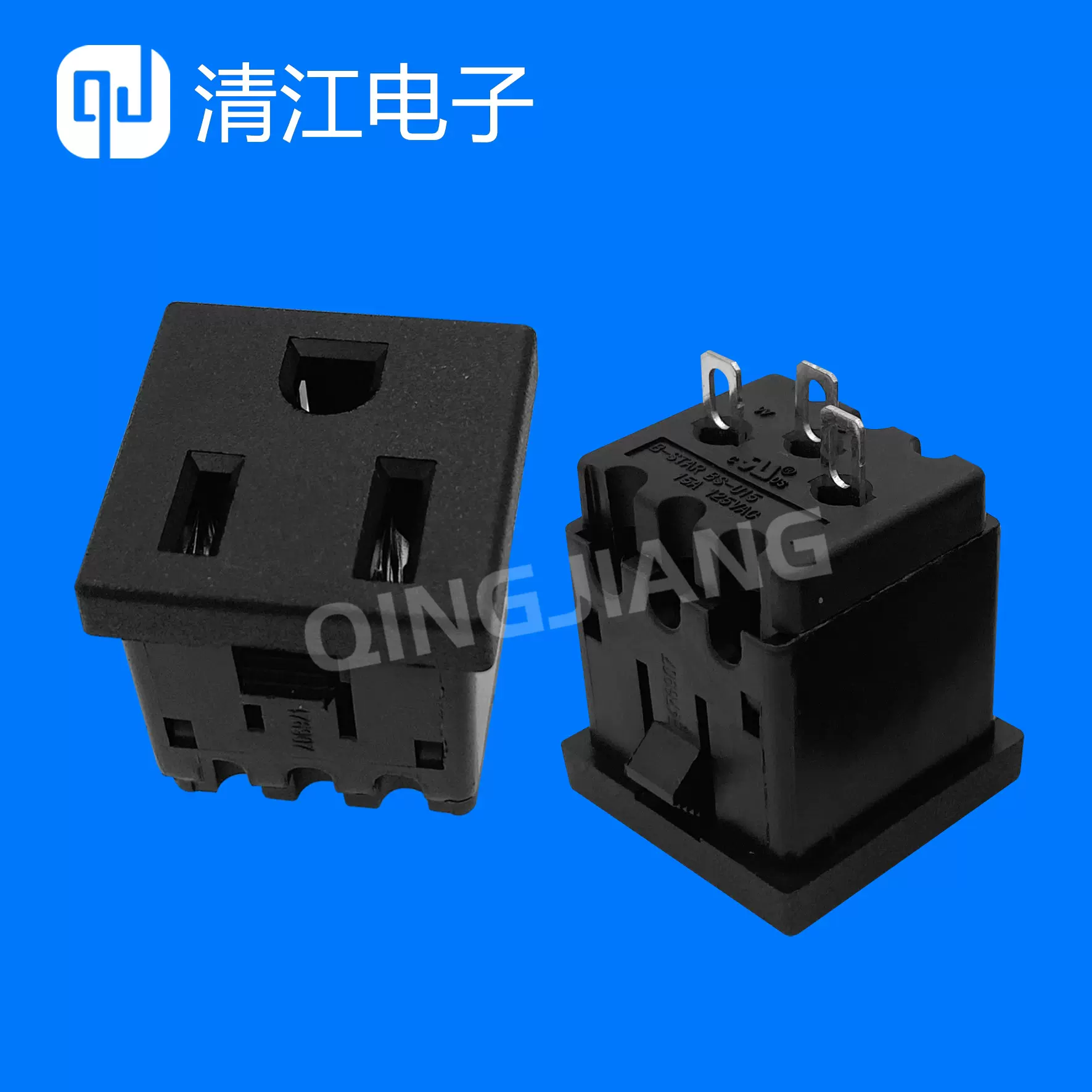 美规日规插座 15A 美标日标三孔  PSE认证 储能 PDU 排插
