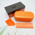 K12 love horse orange high-end sunglasses case set