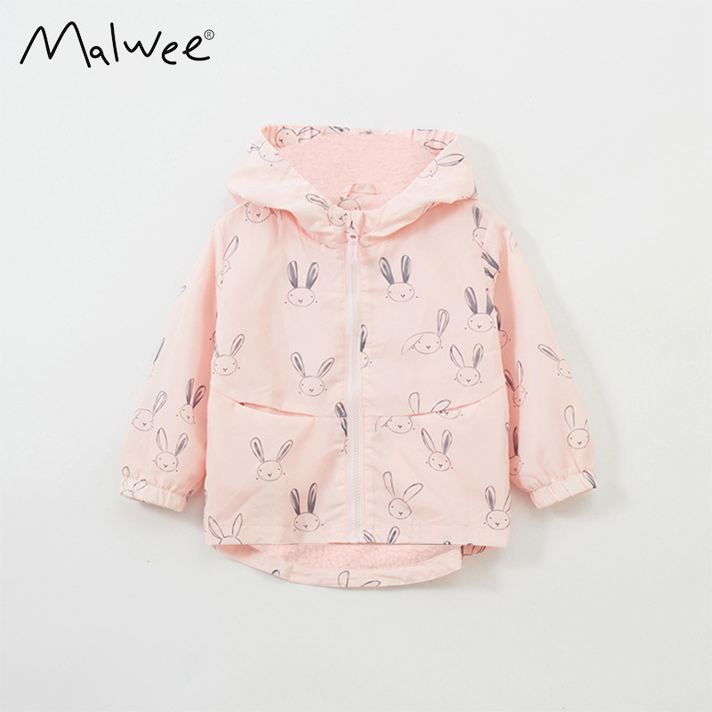 Niña malwee transfronteriza más abrigo de terciopelo otoño y invierno nuevo estilo europeo y americano ropa de invierno con capuz para niños abrigo de abrigo