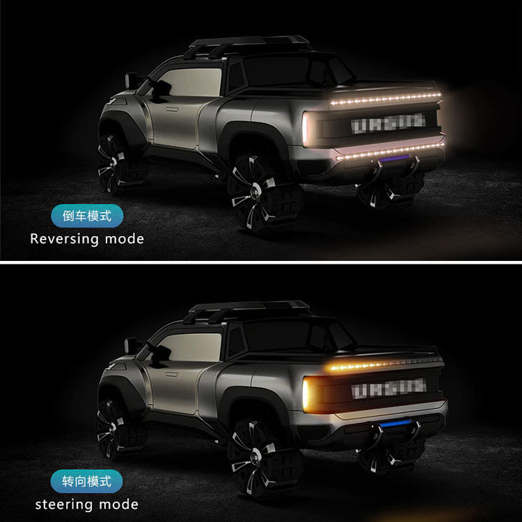 Cross-Border special supply car light pickup truck tail light wide pressure multi-function magic color streamer horse racing streamer modified warning light