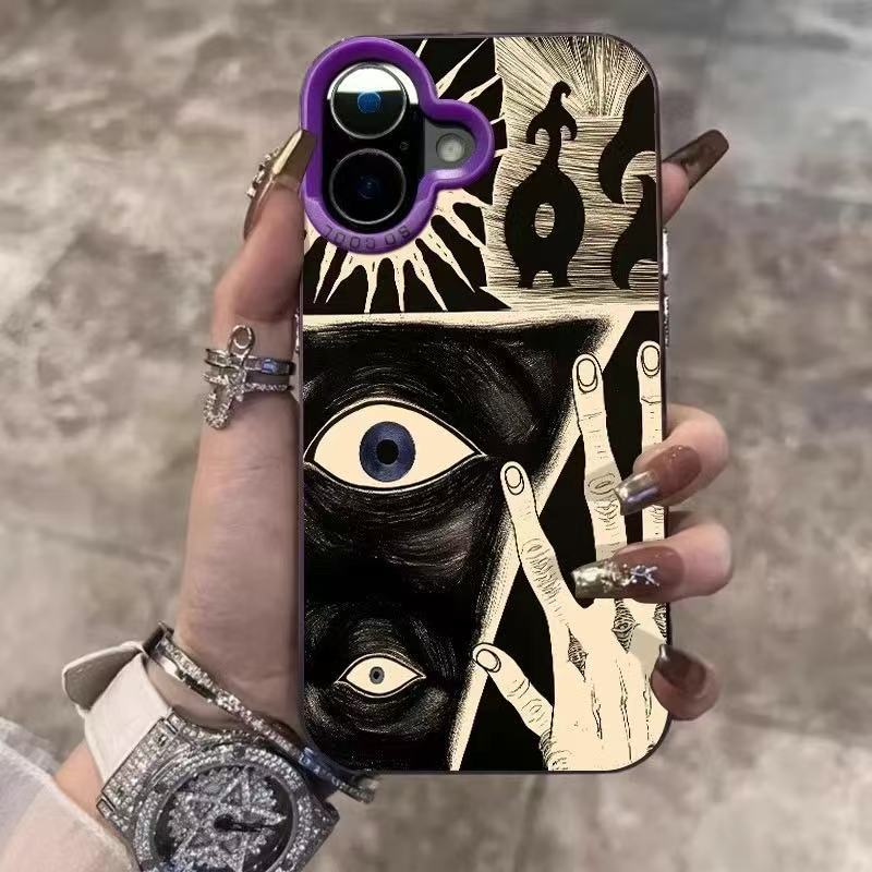 Nueva personalidad europea y americana aplicable iPhone 16 funda para teléfono móvil Apple 15promax/14 comercio exterior transfronterizo 13pro12